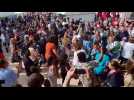 Fête de la fraternité à Evreux : Flash-mob avec le chorégraphe Jean Boog; Fête de la fraternité à Evreux : flash-mob avec le chorégraphe Jean Boog