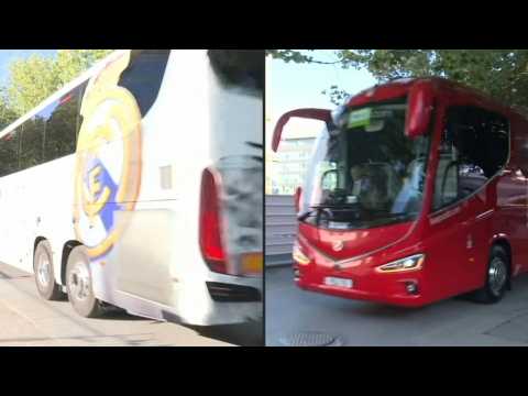 Real Madrid, Liverpool team buses arrive ahead of Champions League final