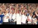 Champions League: Real Madrid fans celebrate Vinicius Junior's winning goal