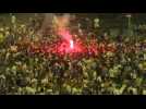 Real Madrid fans celebrate 14th Champions League win at Cibeles square