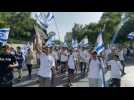 Jewish nationalists take part in Israel's 'flag march' to celebrate 'Jerusalem Day'