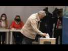 Colombian President Ivan Duque votes in presidential election