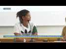Toulouse : la nageuse olympique Coralie Balmy au lycée Bellevue pour Planète Action