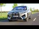 The BMW iX M60 in Grey Driving Video