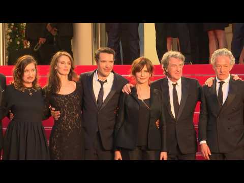 Cannes: Cast and crew of "Mascarade" by Nicolas Bedos on the red carpet