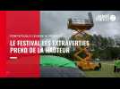 VIDEO. Pont-d'Ouilly : le saut en chute libre, attraction phare du festival 2022 des Extraverties !