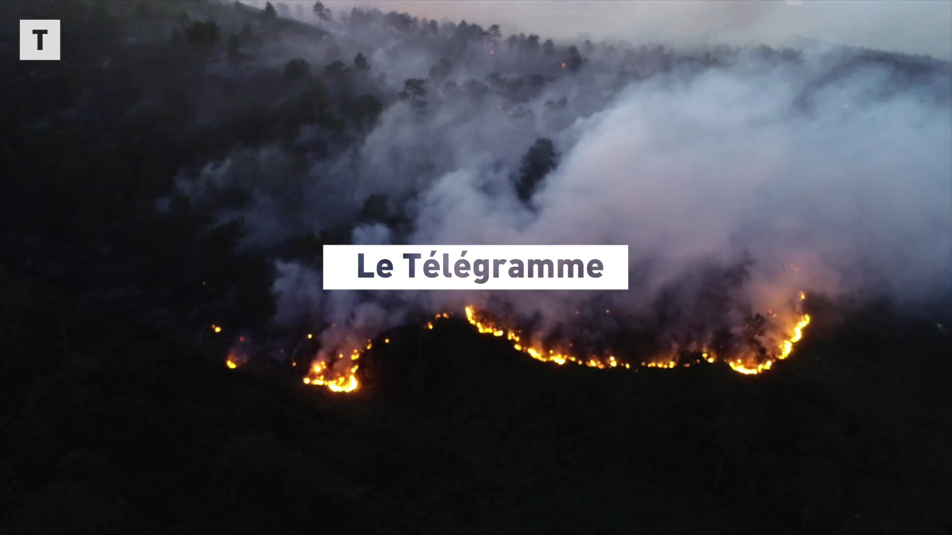 60 hectares brûlés dans un violent incendie sur le Menez-Hom (Le Télégramme)