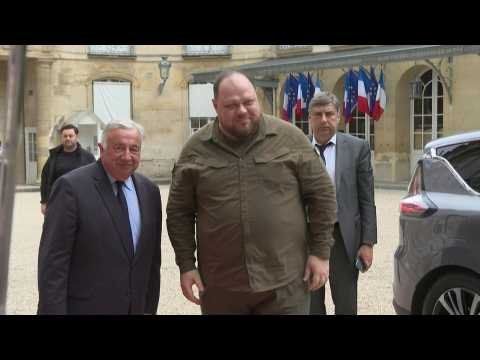French Senate leader hosts chairman of Ukrainian parliament in Paris
