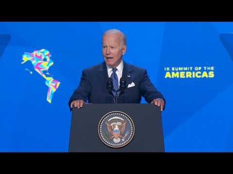Opening summit, Biden says democracy 'essential ingredient' for Americas