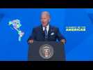 Opening summit, Biden says democracy 'essential ingredient' for Americas