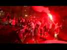 C1 Afrique: les supporters célèbrent la victoire du Wydad Casablanca