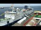 World's largest civilian hospital ship makes Dakar debut