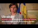 Ukraine: première visite à Boutcha pour Catherine Colonna, qui promet de renforcer les livraisons d'armes
