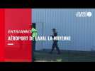 Exercice des pompiers et de la gendarmerie à l'aéroport de Laval-Entrammes