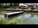 Le Chesne: un bus tombe dans le canal des Ardennes
