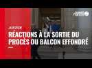 VIDÉO. Balcon effondré à Angers : les réactions à la sortie du procès