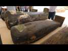 L'Egypte dévoile des statues et sarcophages découverts à Saqqara