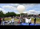 Les collégiens du Nouvion-en-Thiérache lâchent un ballon sonde