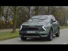 Kia Sportage in Green Driving Video