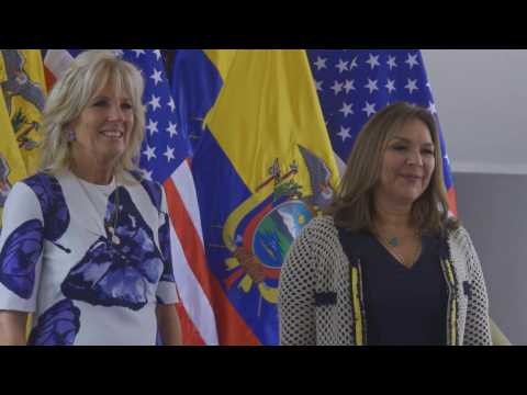 US First Lady Jill Biden meets Ecuadorian counterpart in Quito