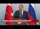 REPLAY - Sergueï Lavrov en Turquie pour relancer l'exportation de céréales par la mer Noire