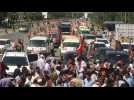 Imran Khan supporters gather in northwestern Pakistan amid police blockades