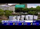 Lyon : le théâtre flottant mis à l'eau
