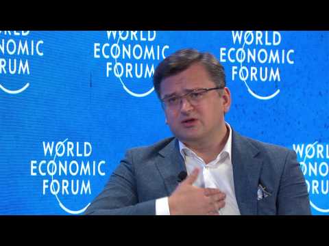 Ukraine FM calls on West to 'kill Russian exports' at Davos