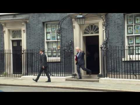 Boris Johnson leaves Downing Street for Parliament as he faces 'Partygate' report reckoning