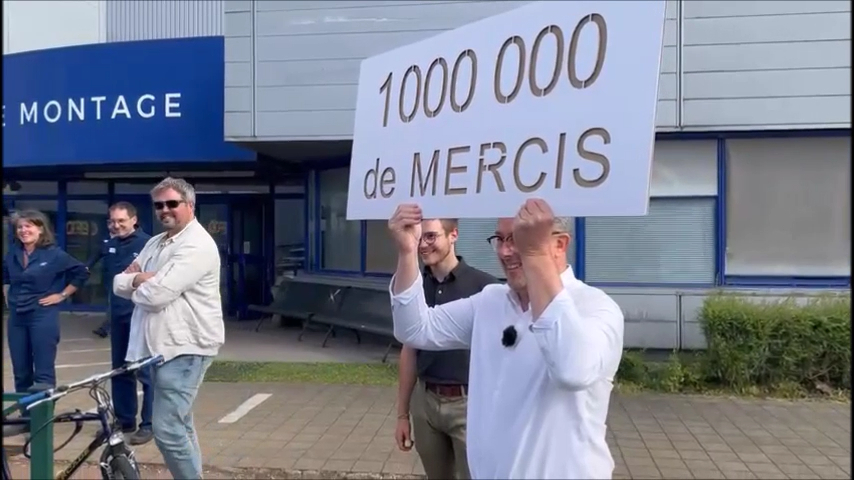 Une Peugeot 307 de 2006 va franchir le million de kilomètres à Sochaux