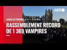VIDÉO. Angleterre : rassemblement record de 1 369 vampires en hommage à Dracula