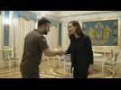 Finnish Prime Minister meets with Zelensky in Kyiv - Label : AFPTV - First images - Category : News