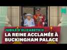 Jubilé d'Elizabeth II: la reine acclamée au balcon de Buckingham palace