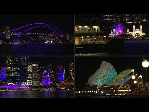 Sydney landmarks light up for Queen Elizabeth II's Platinum Jubilee
