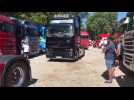 Rassemblement de camions à Romilly-sur-Seine