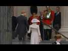 Meghan and Harry arrive at St Paul's Cathedral for Jubilee thanksgiving service
