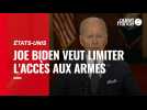 VIDÉO. « C'en est assez ! » : Joe Biden appelle le Congrès américain à limiter l'accès aux armes à feu