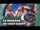 À Roland Garros, le message de Coco Gauff contre les armes à feu