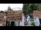 Manifestation des employés d'Orpéa Soissons