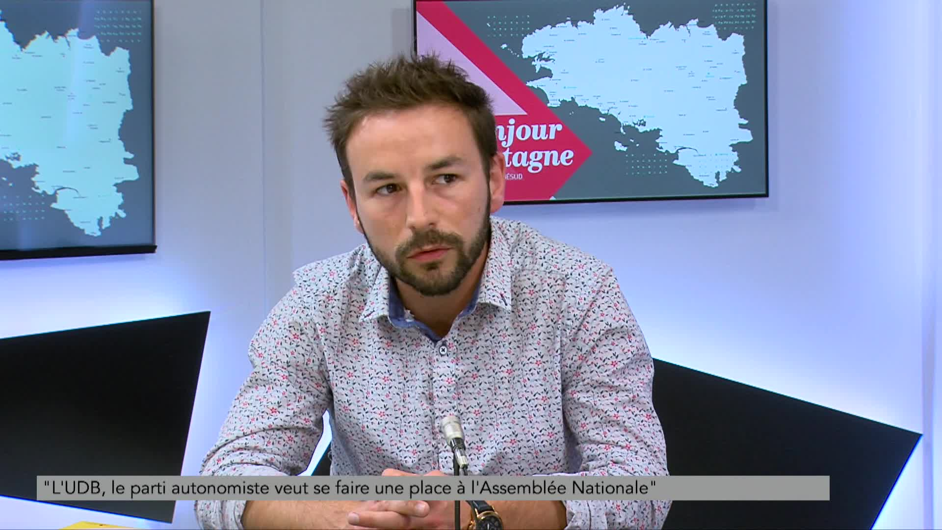 Invité politique : Maxime Touzé, candidat aux législatives pour l'UDB