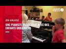 VIDEO. En Anjou, une pianiste russe joue avec de jeunes ukrainiens qui ont fui la guerre