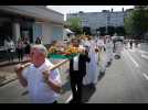 Maubeuge : la procession de Sainte-Aldegonde de retour soixante ans plus tard