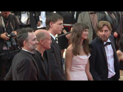 Cannes: Cast and crew of "Triangle of sadness" by Swedish director Ruben Ostlund on the red carpet