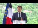 Tarn : Emmanuel Macron fait des annonce sur la sécurité de proximité à Puycelsi