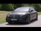 Mercedes-AMG EQE 53 4MATIC in graphite grey Driving Video