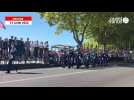 VIDÉO. Pour le 14 Juillet, les pompiers, la gendarmerie et la troisième Rima défilent à Vannes