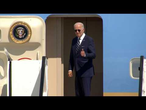 US President Joe Biden takes off on historic flight to Saudi Arabia