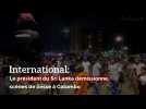 International: Le président du Sri Lanka démissionne, scènes de liesse à Colombo