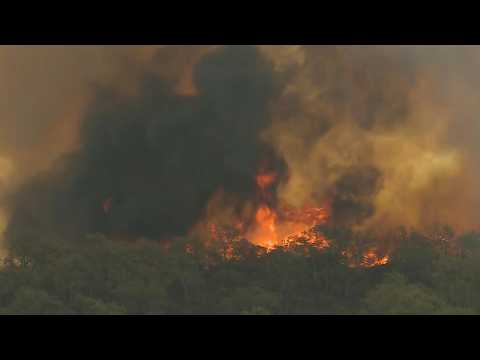 Morocco firefighters battle infernos as villagers flee