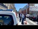 Feu à Reims